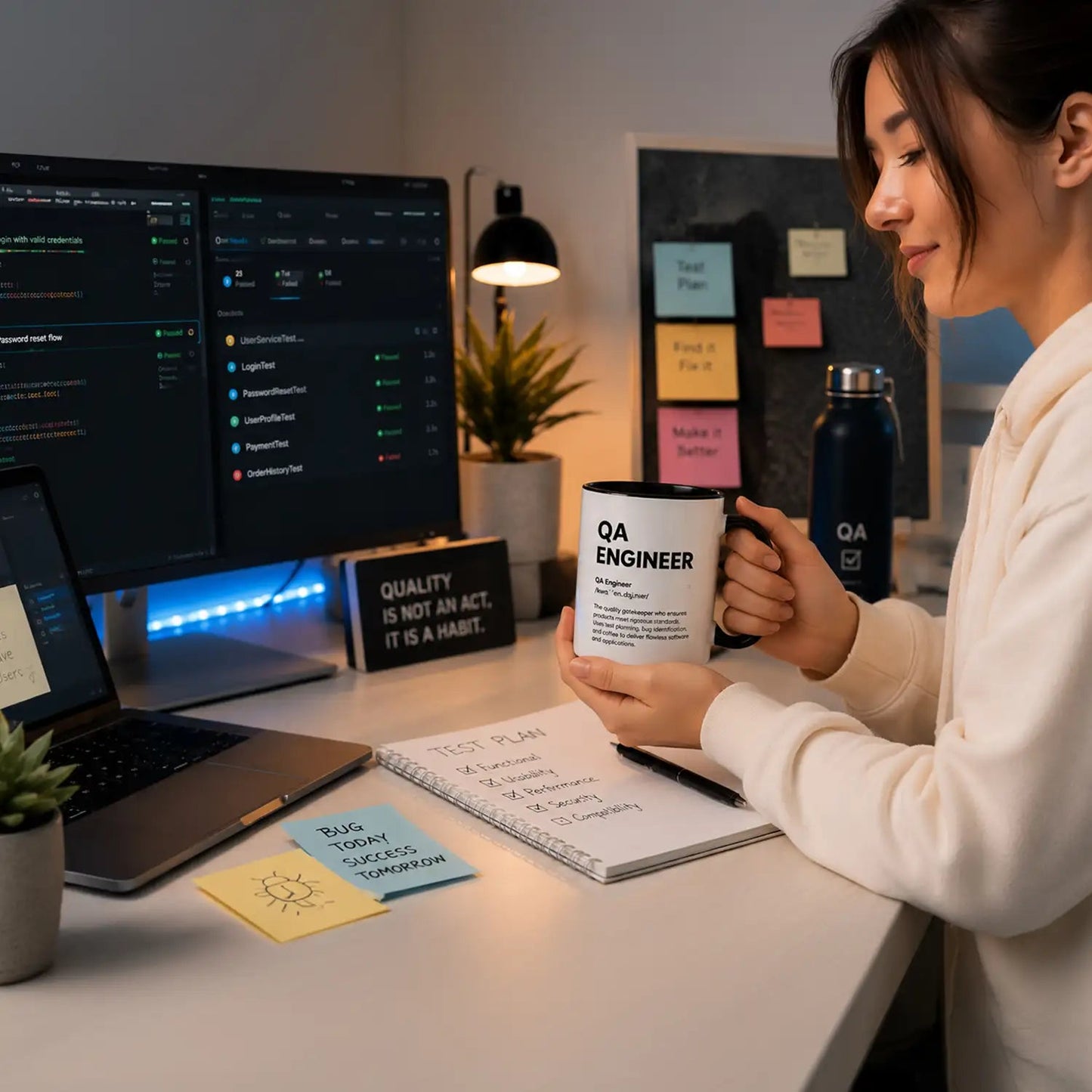 Funny QA Engineer Gift Mug | Nutrition Facts Coffee Mug | Software Testing Gift - Locomug.comfunny_profession_mugs_crazy_mug _designs