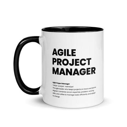 Funny Project Manager Gift Mug - Nutrition Facts Design - LocoMug
