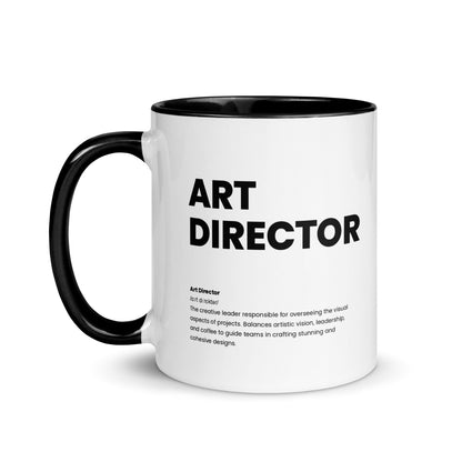 Funny Art Director Gift Mug - Nutrition Facts Design - LocoMug