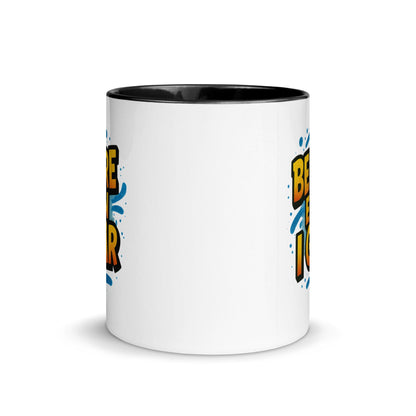 “Bedre enn i går” Mug with Color Inside– Norwegian Calm, Daily Power - Locomug.com#funny_profession_mugs_crazy_mug _designs#