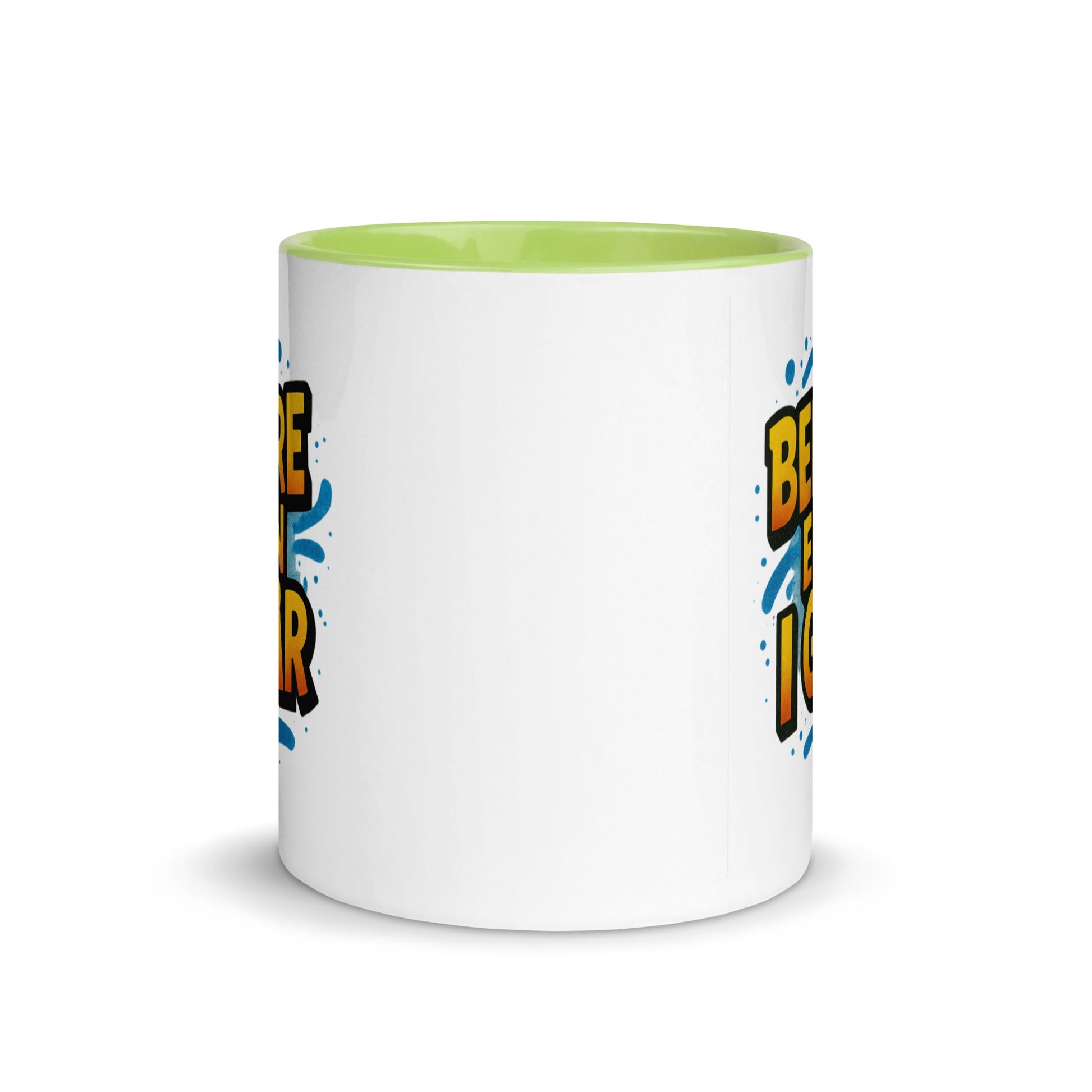 “Bedre enn i går” Mug with Color Inside– Norwegian Calm, Daily Power - Locomug.com#funny_profession_mugs_crazy_mug _designs#