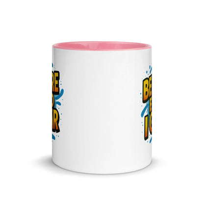 “Besser als gestern” Mug with Color Inside – German Precision, Daily Progression - Locomug.com#funny_profession_mugs_crazy_mug _designs#