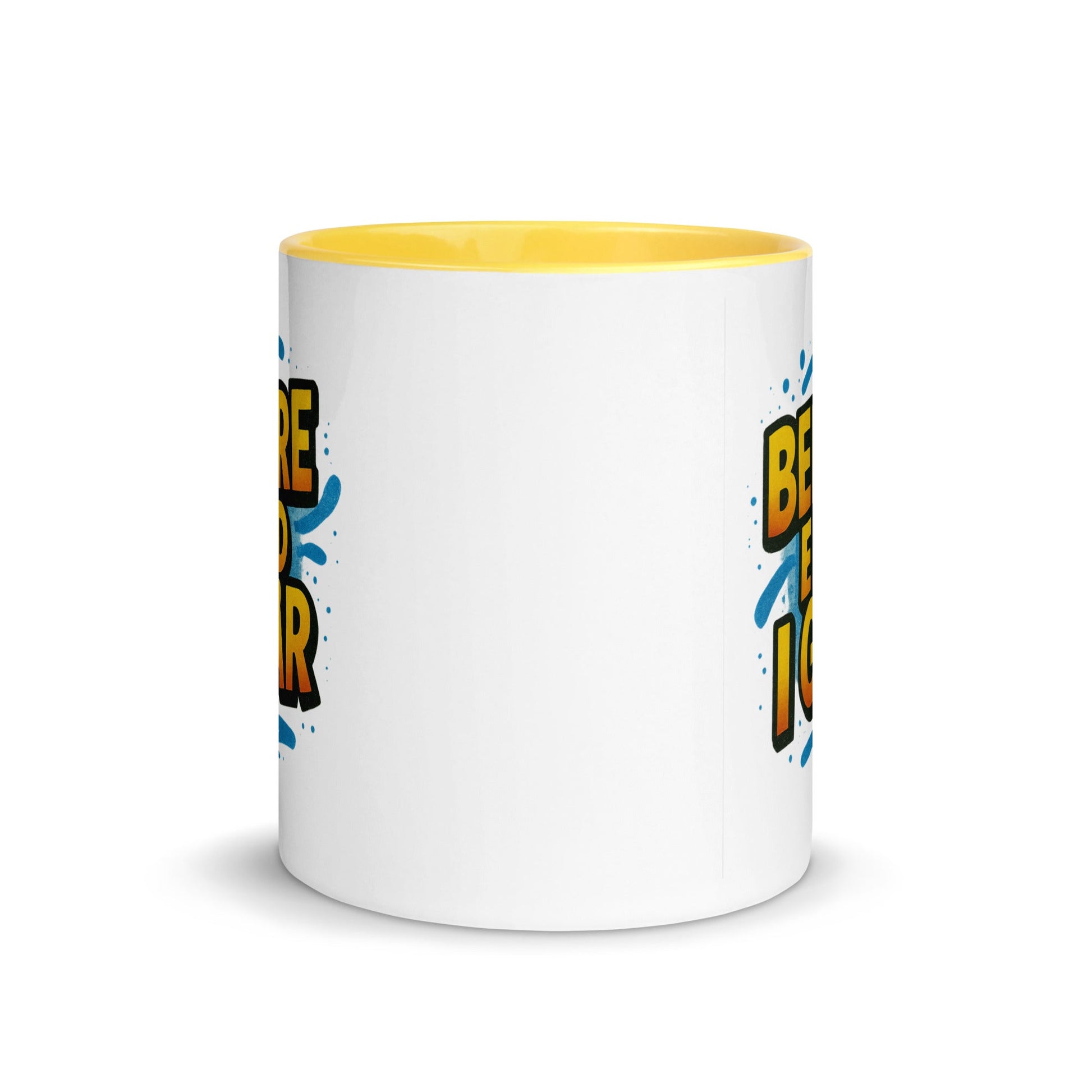 “Besser als gestern” Mug with Color Inside – German Precision, Daily Progression - Locomug.com#funny_profession_mugs_crazy_mug _designs#