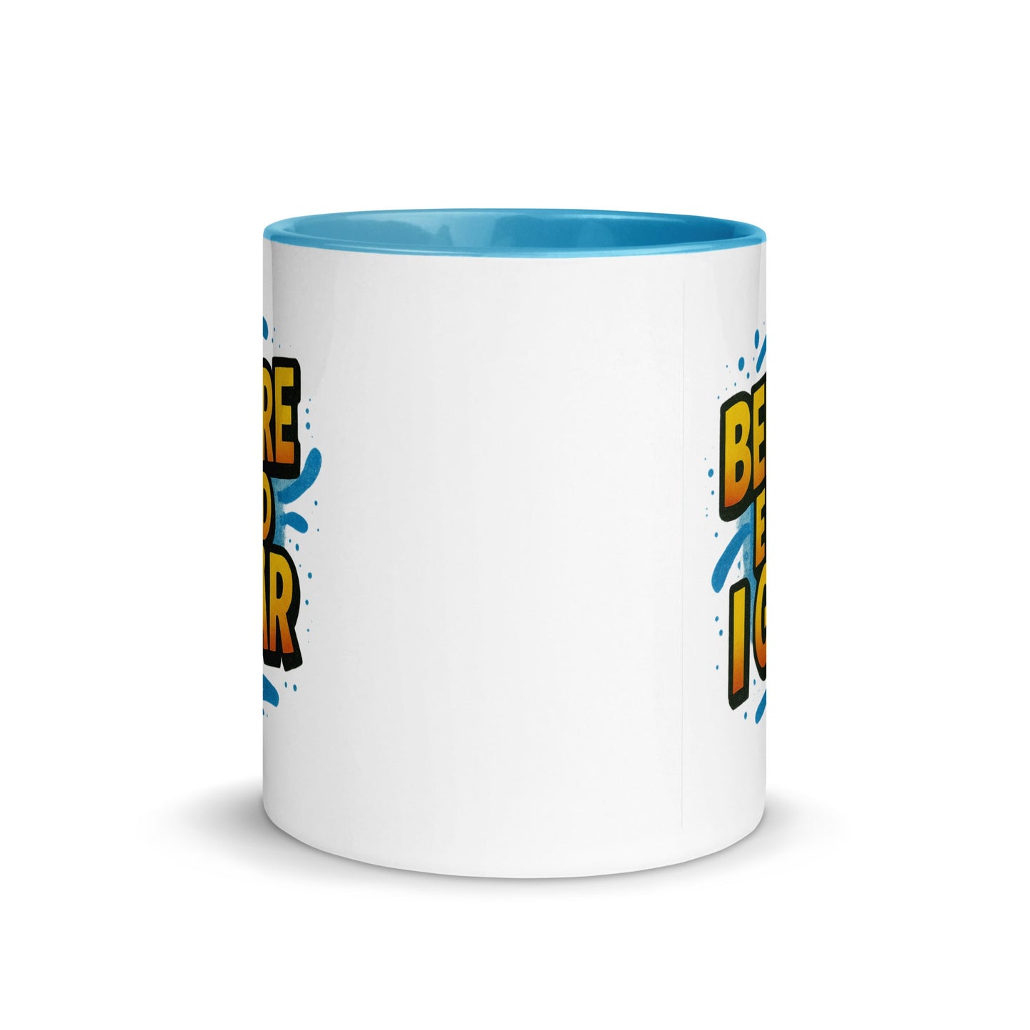 “Besser als gestern” Mug with Color Inside – German Precision, Daily Progression - Locomug.com#funny_profession_mugs_crazy_mug _designs#