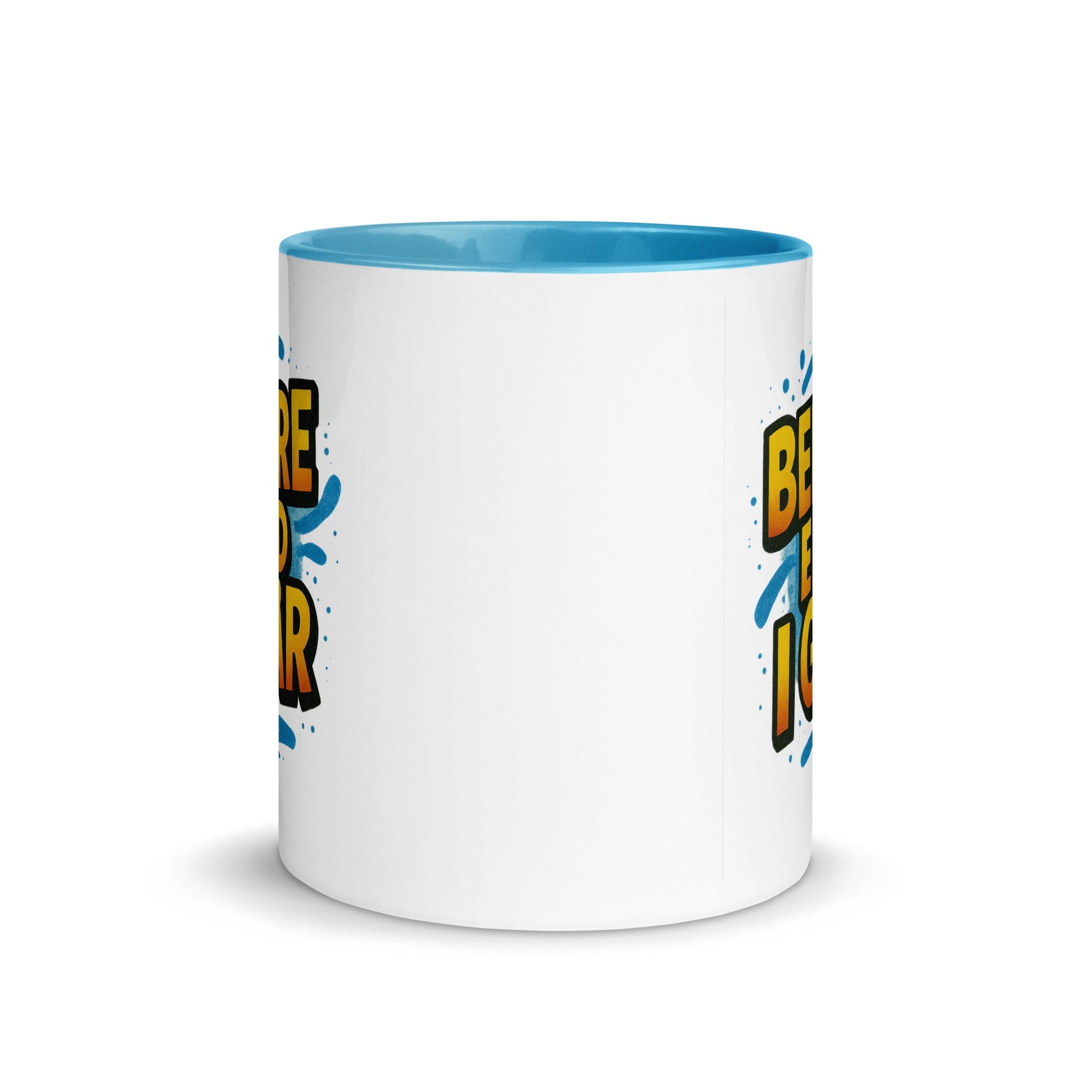 “Besser als gestern” Mug with Color Inside – German Precision, Daily Progression - Locomug.com#funny_profession_mugs_crazy_mug _designs#