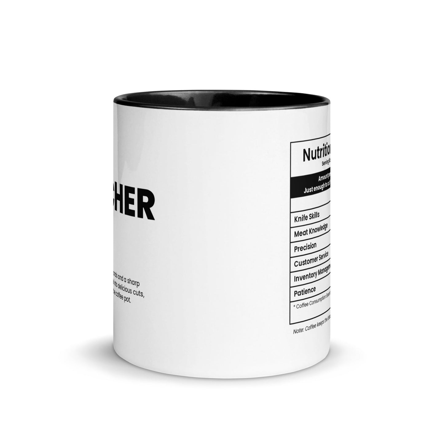 Butcher Mug - Nutrition Facts - Locomug.com#funny_profession_mugs_crazy_mug _designs#