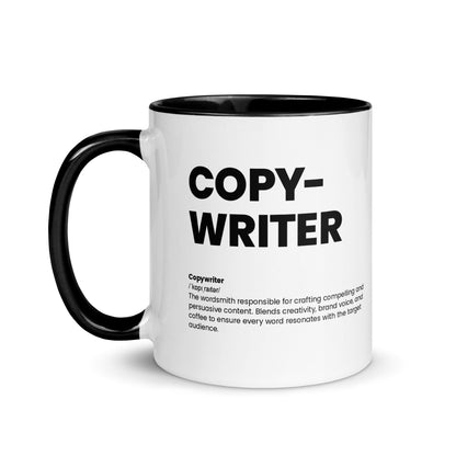 Funny Copywriter Gift Mug - Nutrition Facts Design - LocoMug