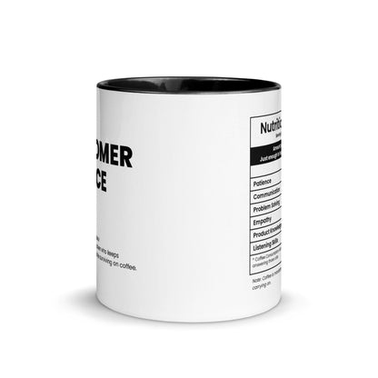 Customer Service Mug Nutrition Facts - Support Team Appreciation Gift - LocoMug