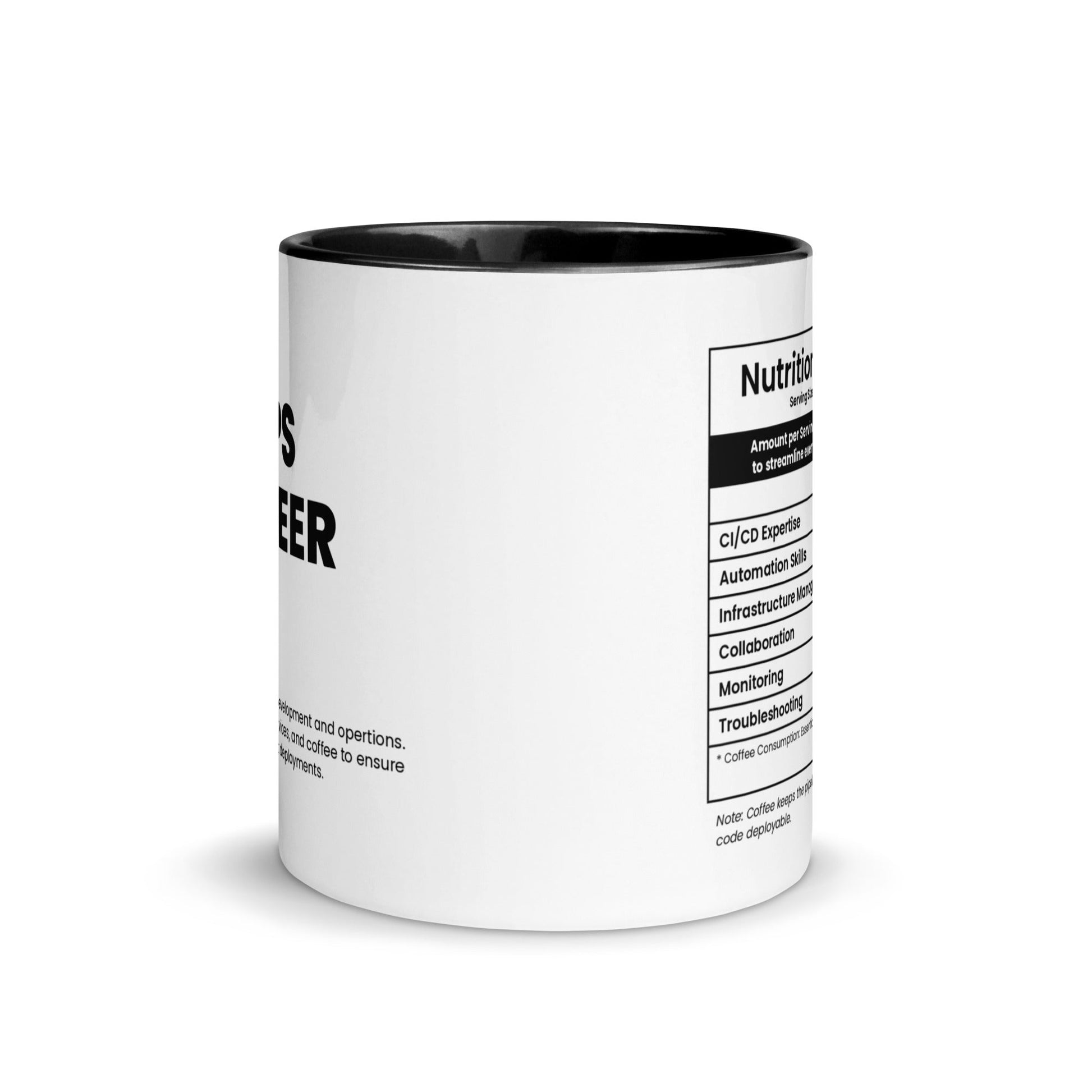 DevOps Engineer Mug - Nutrition Facts - Locomug.com#funny_profession_mugs_crazy_mug _designs#