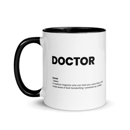 Funny Doctor Gift Mug - Nutrition Facts Design - Perfect Physician Gift - LocoMug