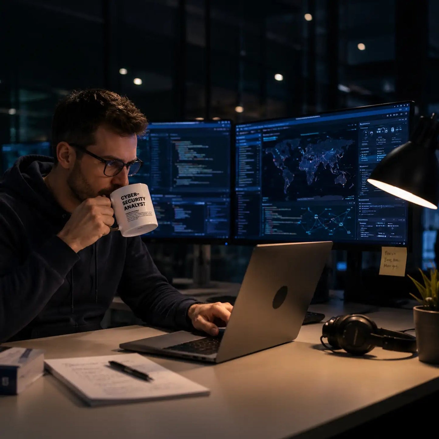 Funny Cybersecurity Analyst Gift Mug | Nutrition Facts Coffee Mug | CISSP Gift - Locomug.comfunny_profession_mugs_crazy_mug _designs