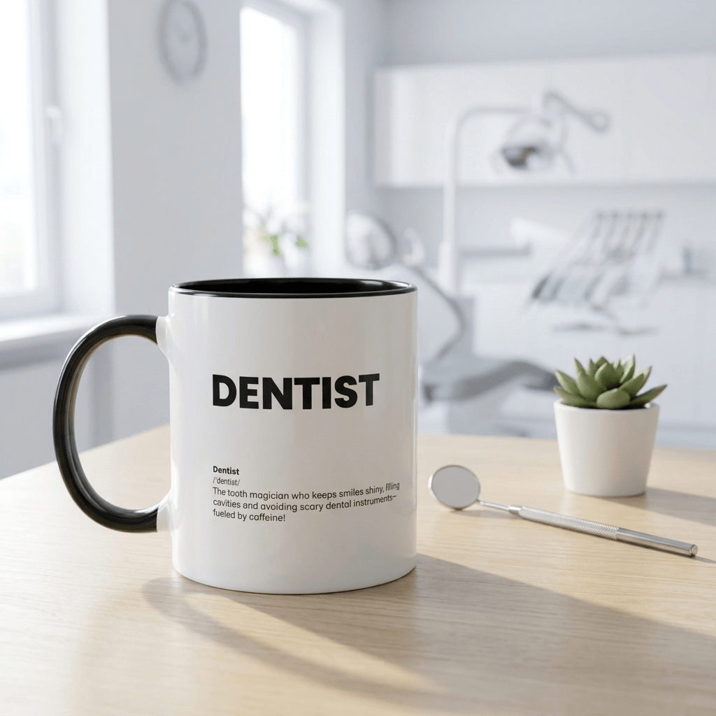 Funny Dentist Gift Mug | Nutrition Facts Coffee Mug | Dental School Graduation Gift - Locomug.comfunny_profession_mugs_crazy_mug _designs