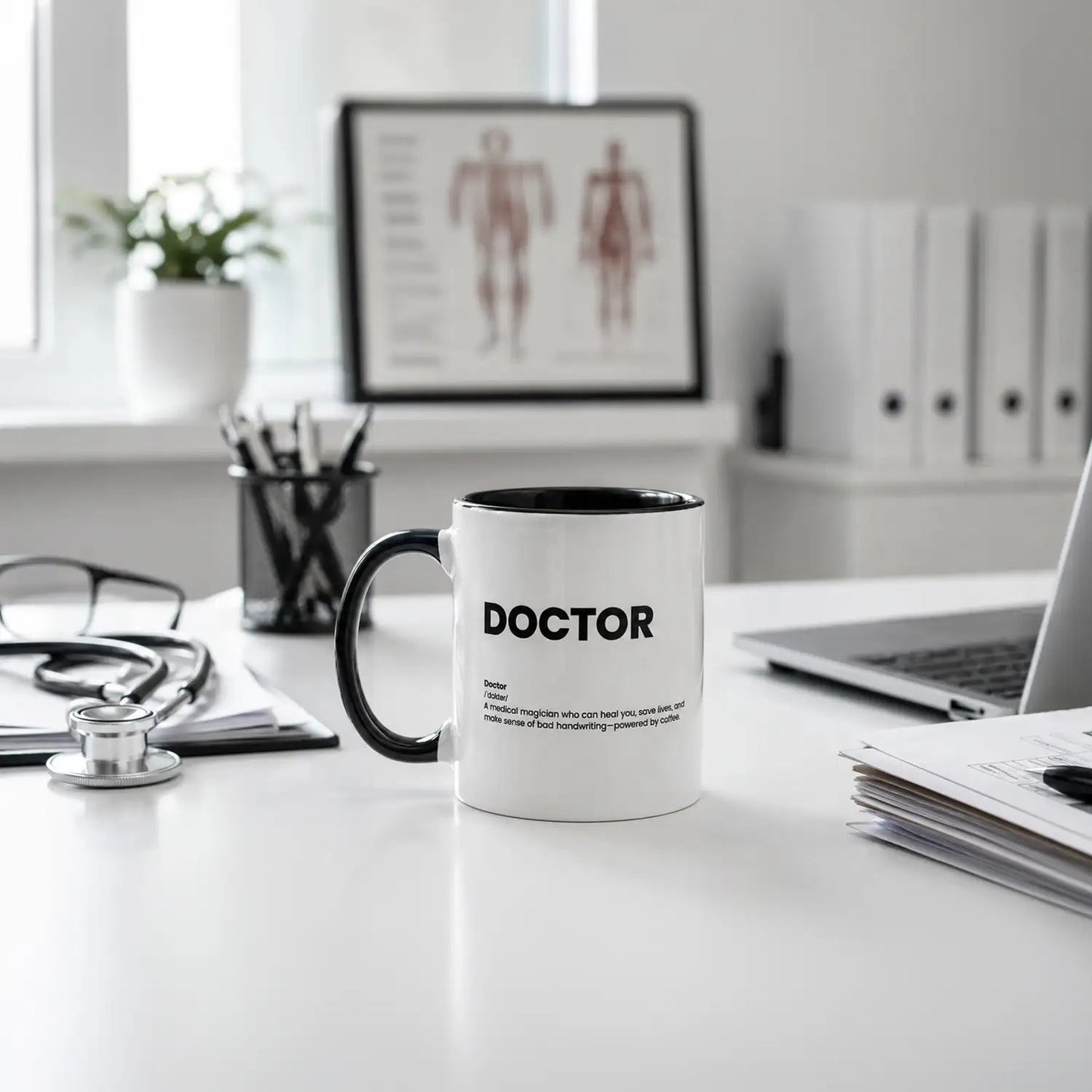 Funny Doctor Gift Mug | Nutrition Facts Coffee Mug | Medical School Graduation Gift | Physician Gift - Locomug.comfunny_profession_mugs_crazy_mug _designs