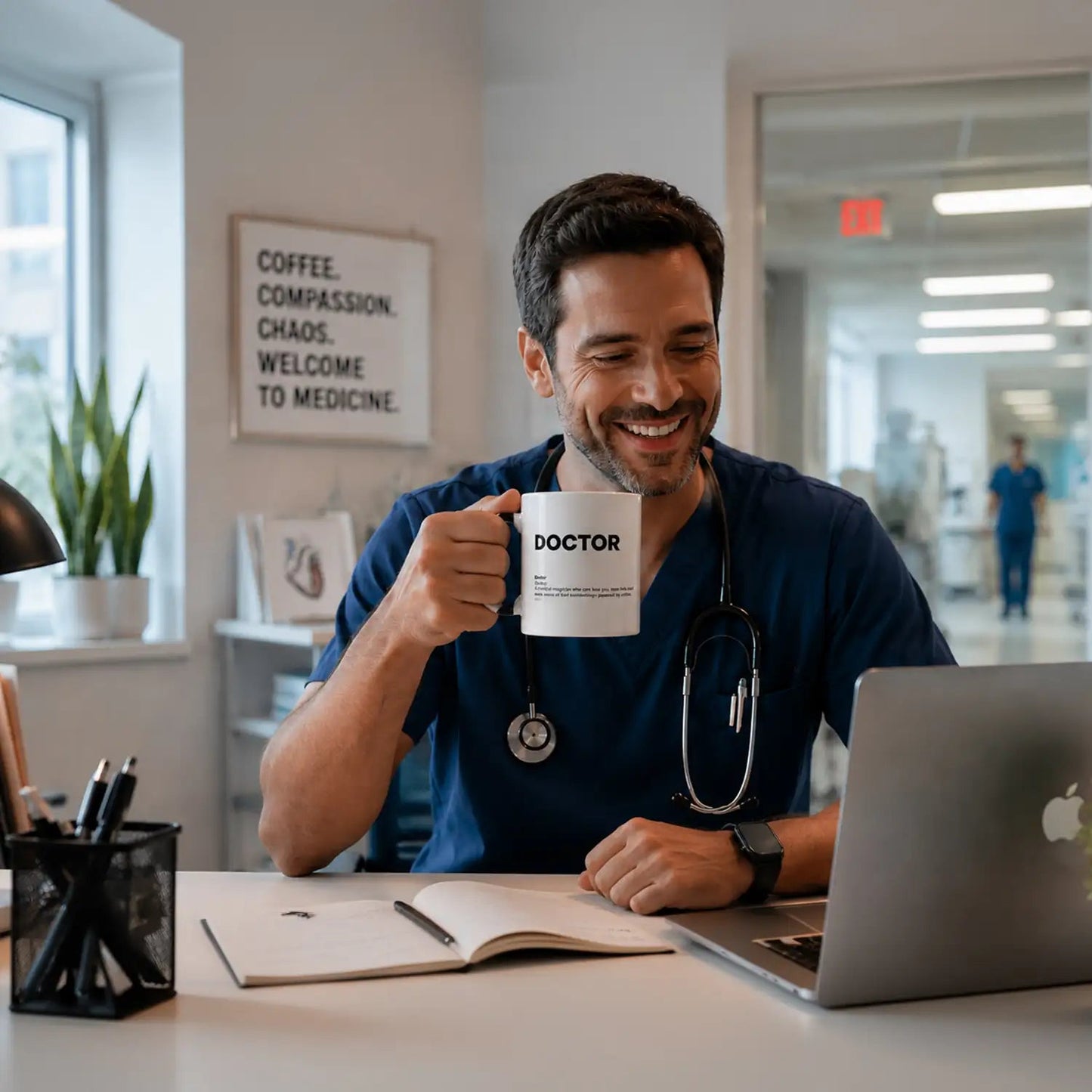 Funny Doctor Gift Mug | Nutrition Facts Coffee Mug | Medical School Graduation Gift | Physician Gift - Locomug.comfunny_profession_mugs_crazy_mug _designs