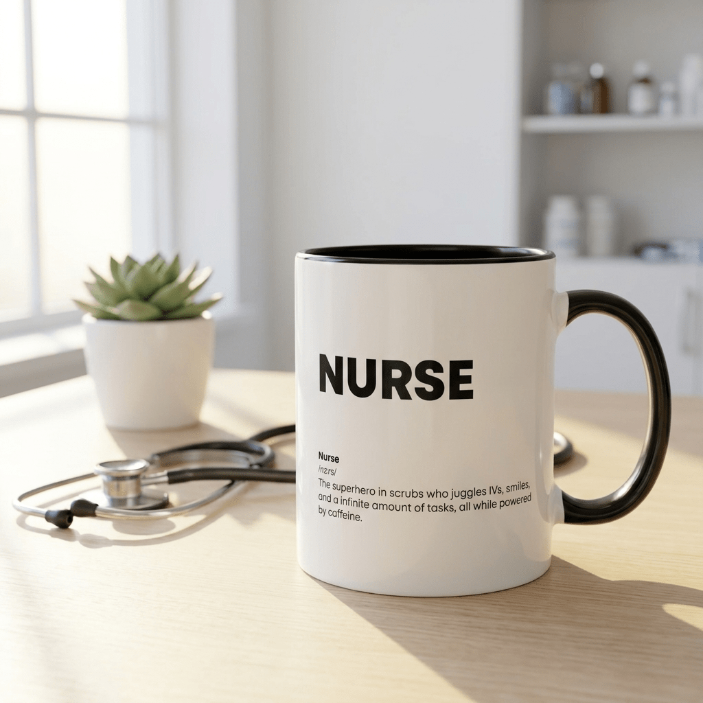Funny Nurse Gift Mug | Nutrition Facts Coffee Mug | Nurses Week Gift | Nursing Gift - Locomug.comfunny_profession_mugs_crazy_mug _designs