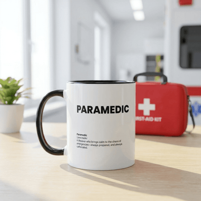 Funny Paramedic Gift Mug | Nutrition Facts Coffee Mug | EMS Week Gift - Locomug.comfunny_profession_mugs_crazy_mug _designs