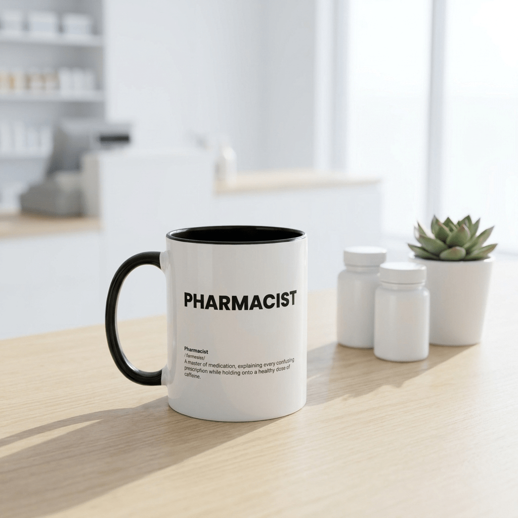 Funny Pharmacist Gift Mug | Nutrition Facts Coffee Mug | Pharmacy School Graduation Gift - Locomug.comfunny_profession_mugs_crazy_mug _designs