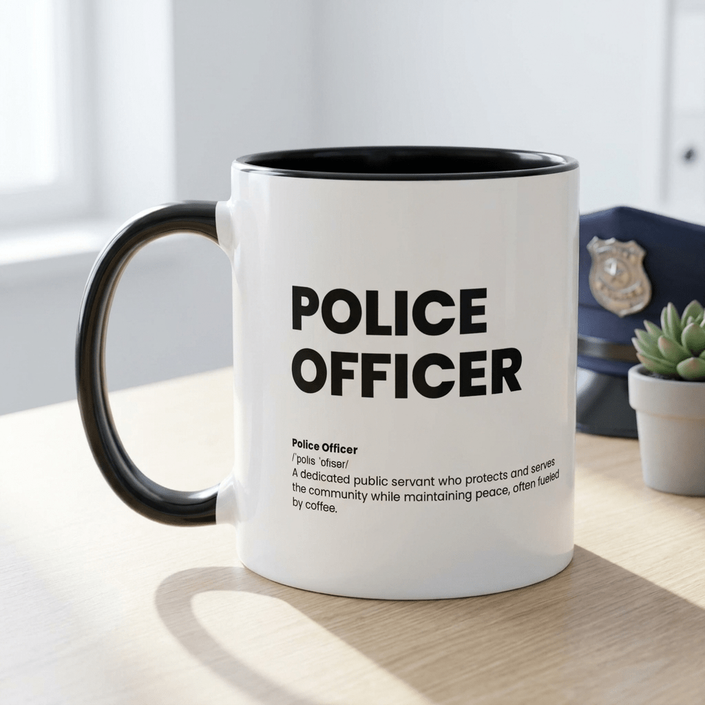 Funny Police Officer Gift Mug | Nutrition Facts Coffee Mug | Police Week Gift - Locomug.comfunny_profession_mugs_crazy_mug _designs
