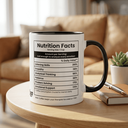 Funny Psychologist Gift Mug | Nutrition Facts Coffee Mug | Therapist Gift - Locomug.comfunny_profession_mugs_crazy_mug _designs