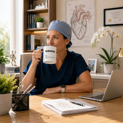 Funny Surgeon Gift Mug | Nutrition Facts Coffee Mug | Medical School Graduation Gift - Locomug.comfunny_profession_mugs_crazy_mug _designs