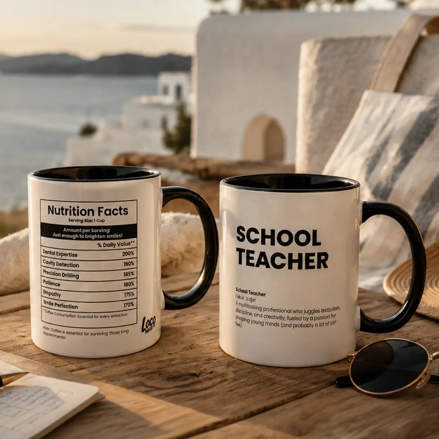 Funny Teacher Gift Mug | Nutrition Facts Coffee Mug | Teacher Appreciation Gift - Locomug.comfunny_profession_mugs_crazy_mug _designs