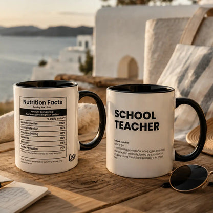 Funny Teacher Gift Mug | Nutrition Facts Coffee Mug | Teacher Appreciation Gift - Locomug.comfunny_profession_mugs_crazy_mug _designs
