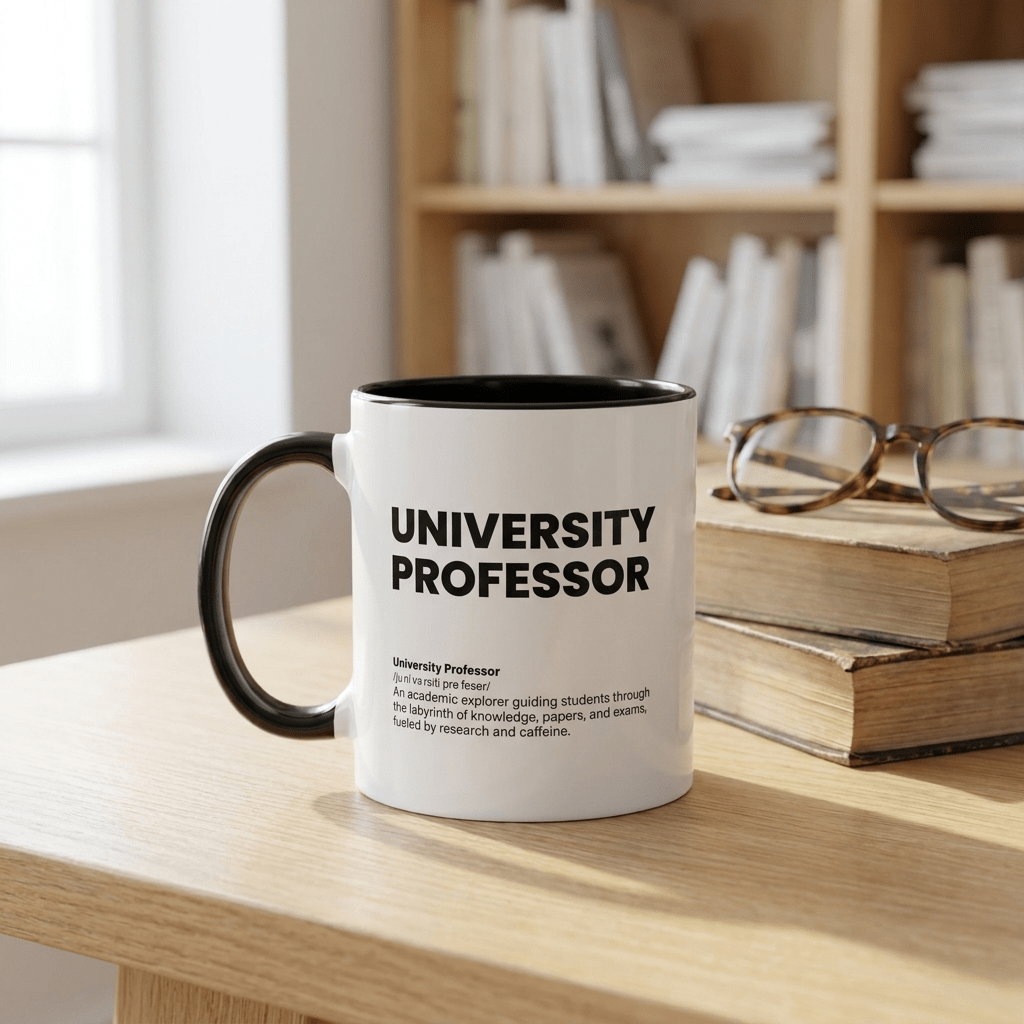 Funny University Professor Gift Mug | Nutrition Facts Coffee Mug | Tenure Celebration Gift - Locomug.comfunny_profession_mugs_crazy_mug _designs