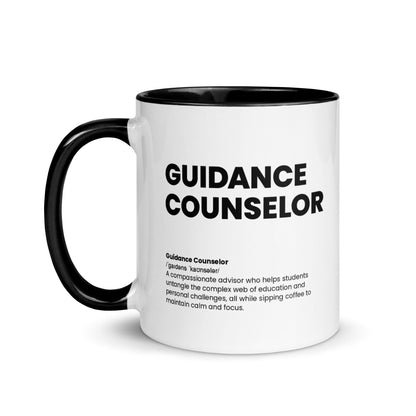 Funny Guidance Counselor Gift Mug - Nutrition Facts Design - LocoMug