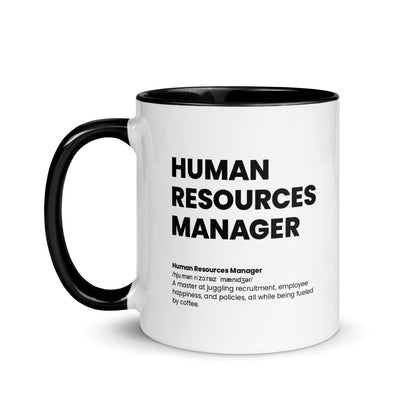 Funny HR Manager Gift Mug - Nutrition Facts Design - Human Resources Gift - LocoMug