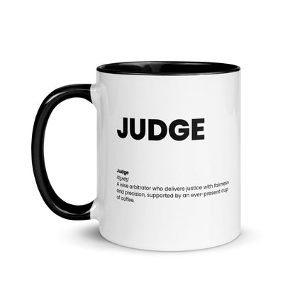 Funny Judge Gift Mug - Nutrition Facts Design - Legal Profession - LocoMug