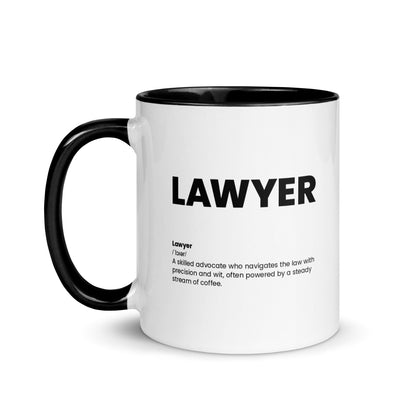 Funny Lawyer Gift Mug - Nutrition Facts Design - Bar Exam Gift - LocoMug