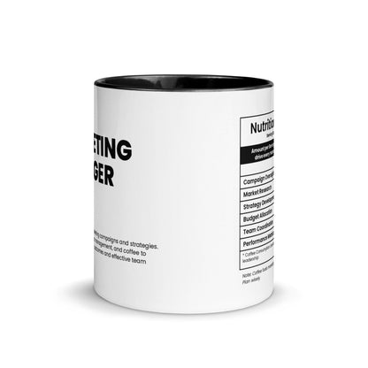 Marketing Manager Mug Nutrition Facts - CMO Marketing Director Gift - LocoMug