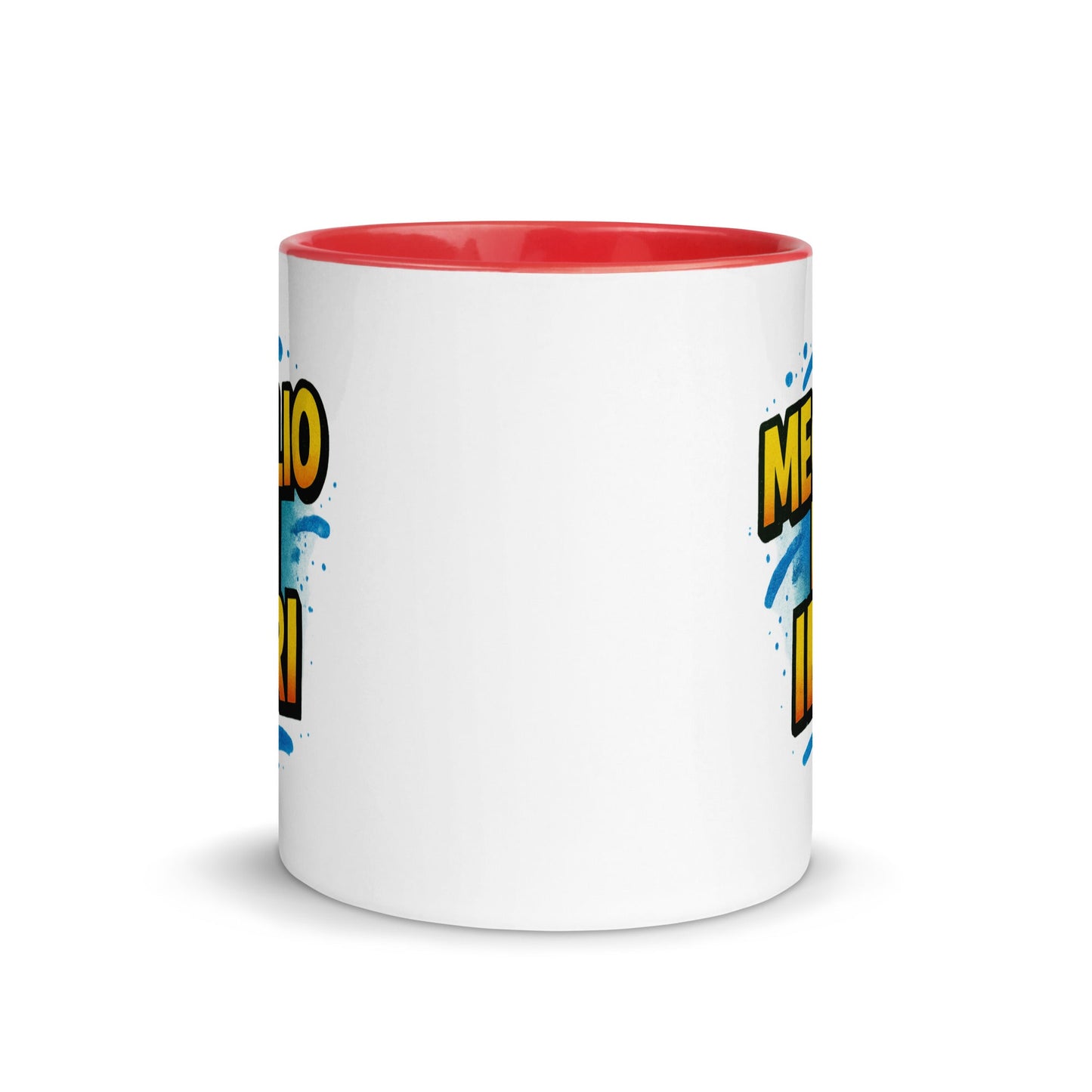 “Meglio di ieri” Mug with Color Inside – Espresso & Evolution, Italian Edition - Locomug.com#funny_profession_mugs_crazy_mug _designs#