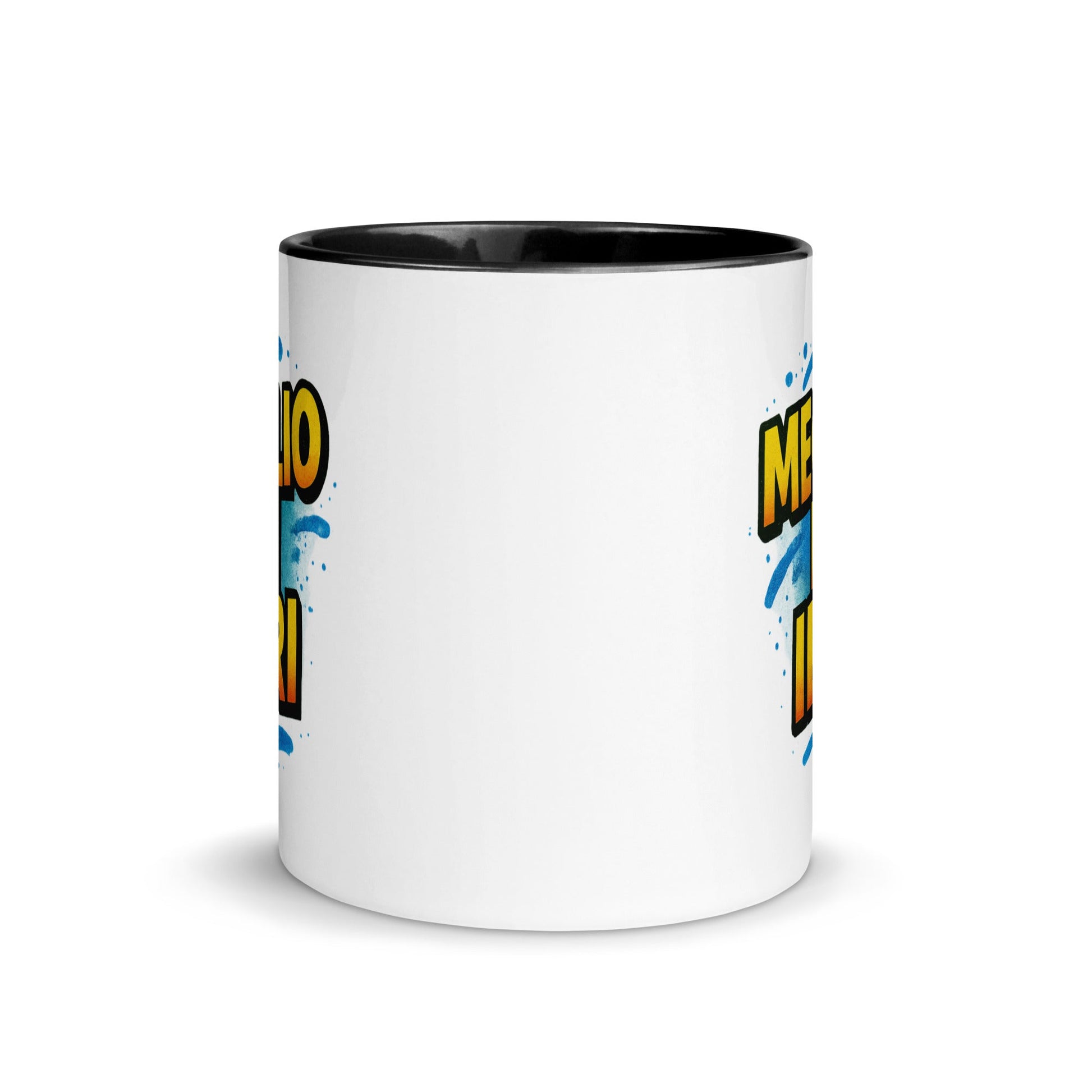 “Meglio di ieri” Mug with Color Inside – Espresso & Evolution, Italian Edition - Locomug.com#funny_profession_mugs_crazy_mug _designs#