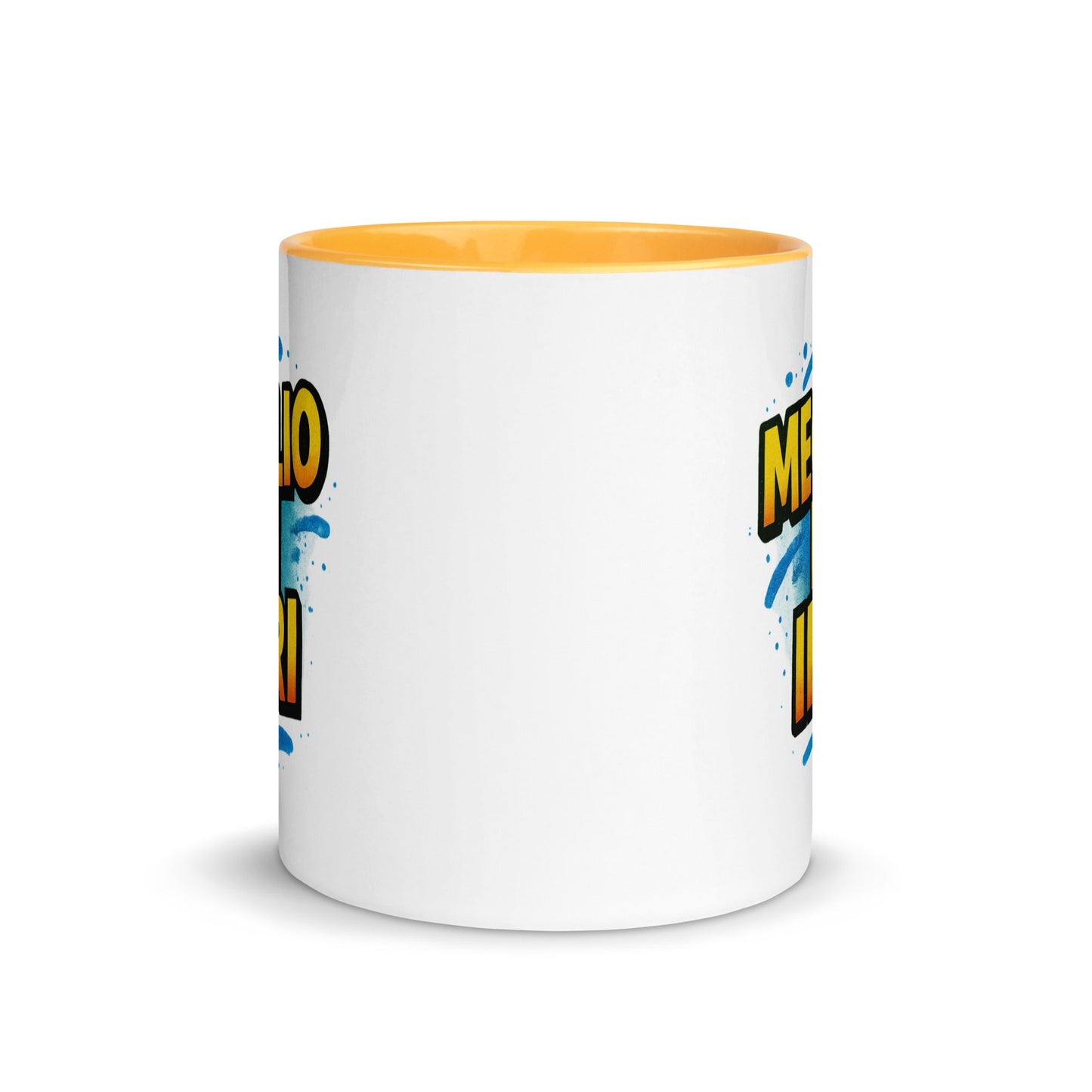 “Meglio di ieri” Mug with Color Inside – Espresso & Evolution, Italian Edition - Locomug.com#funny_profession_mugs_crazy_mug _designs#