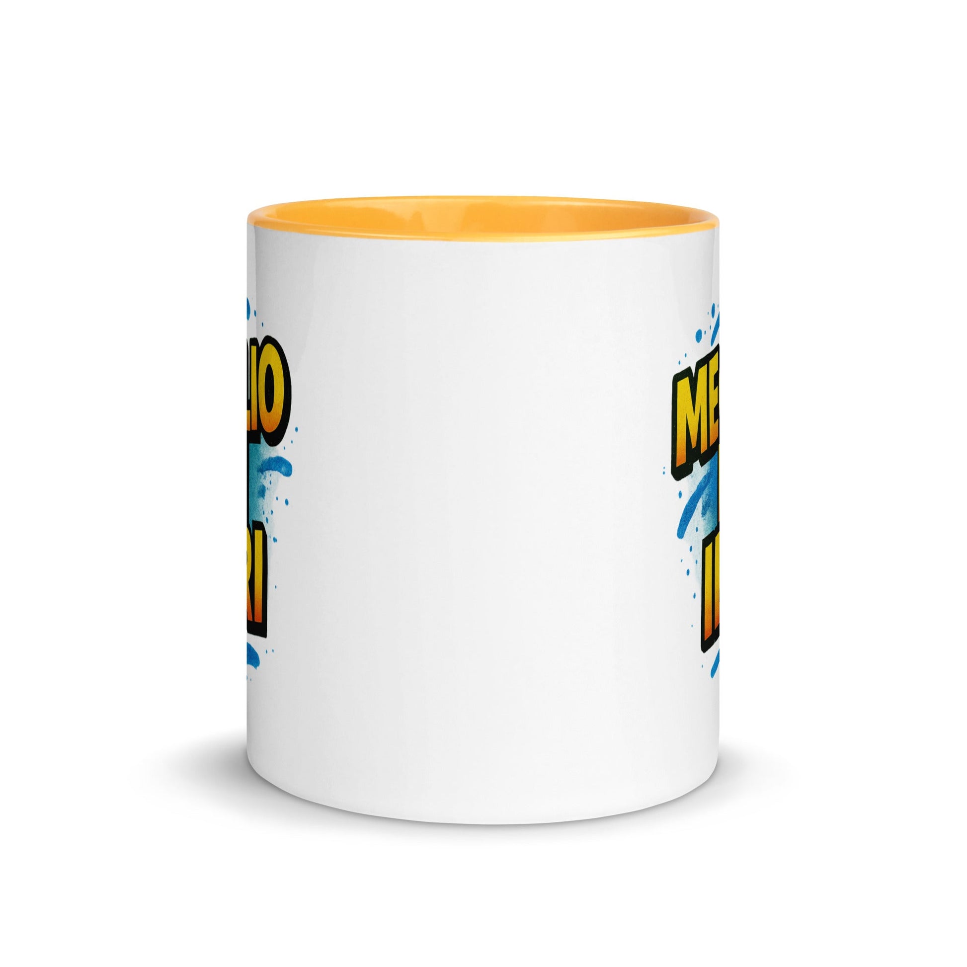 “Meglio di ieri” Mug with Color Inside – Espresso & Evolution, Italian Edition - Locomug.com#funny_profession_mugs_crazy_mug _designs#