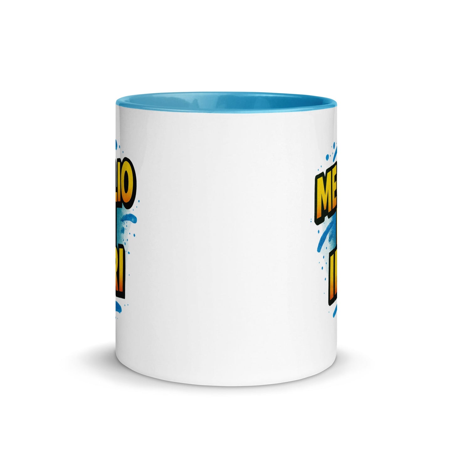 “Meglio di ieri” Mug with Color Inside – Espresso & Evolution, Italian Edition - Locomug.com#funny_profession_mugs_crazy_mug _designs#