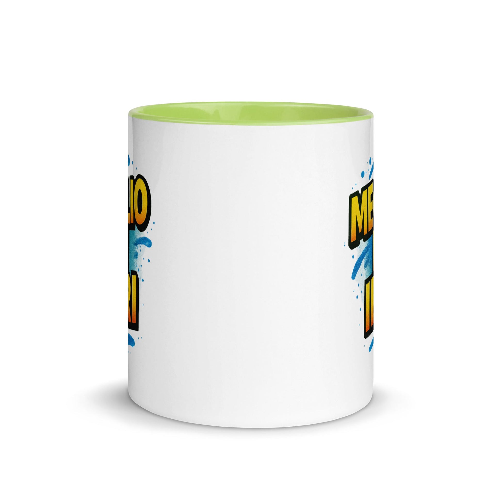“Meglio di ieri” Mug with Color Inside – Espresso & Evolution, Italian Edition - Locomug.com#funny_profession_mugs_crazy_mug _designs#