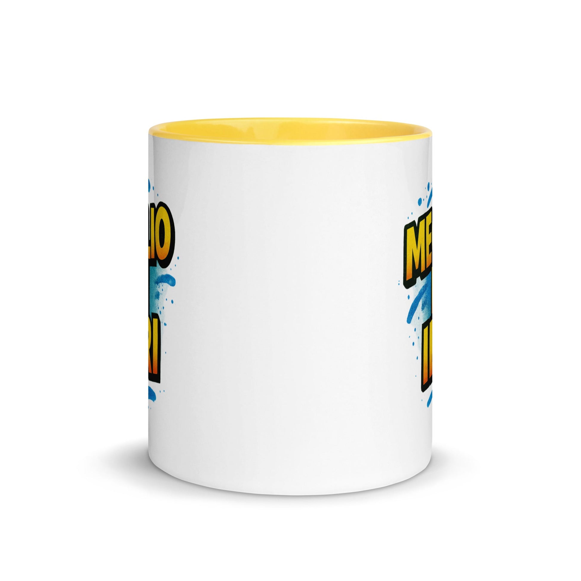 “Meglio di ieri” Mug with Color Inside – Espresso & Evolution, Italian Edition - Locomug.com#funny_profession_mugs_crazy_mug _designs#