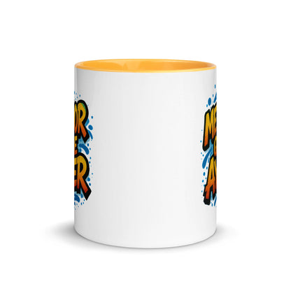 “Mejor que Ayer” Mug with Color Inside – Spanish - Locomug.com#funny_profession_mugs_crazy_mug _designs#