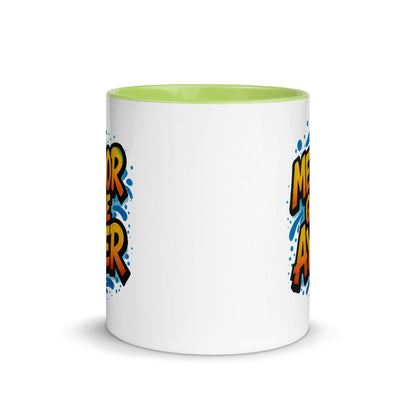 “Mejor que Ayer” Mug with Color Inside – Spanish - Locomug.com#funny_profession_mugs_crazy_mug _designs#