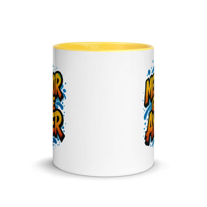 “Mejor que Ayer” Mug with Color Inside – Spanish - Locomug.com#funny_profession_mugs_crazy_mug _designs#