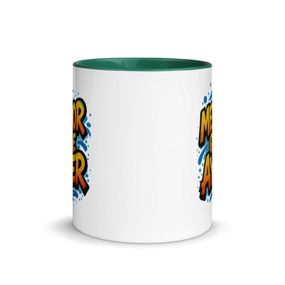 “Mejor que Ayer” Mug with Color Inside – Spanish - Locomug.com#funny_profession_mugs_crazy_mug _designs#