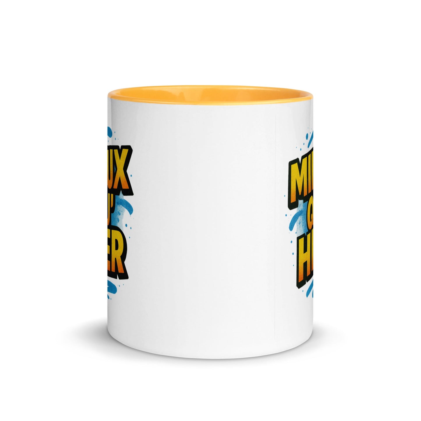 “Mieux qu’hier” Mug with Color Inside – French Elegance Meets Daily Growth - Locomug.com#funny_profession_mugs_crazy_mug _designs#