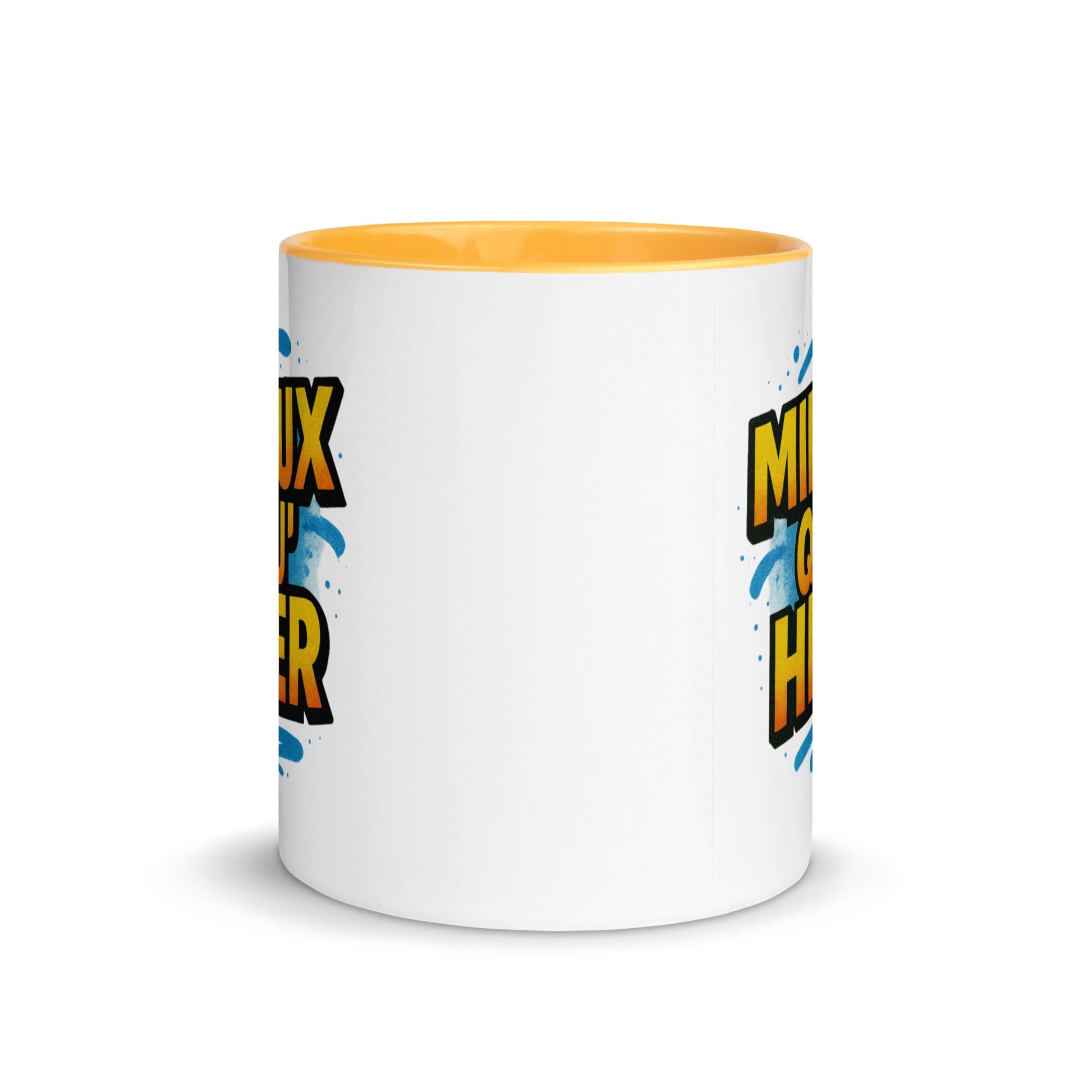 “Mieux qu’hier” Mug with Color Inside – French Elegance Meets Daily Growth - Locomug.com#funny_profession_mugs_crazy_mug _designs#