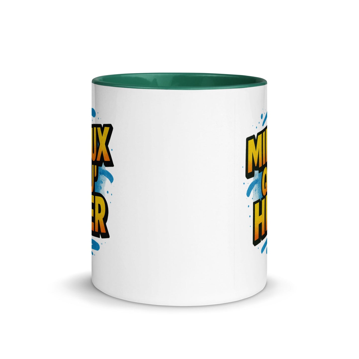 “Mieux qu’hier” Mug with Color Inside – French Elegance Meets Daily Growth - Locomug.com#funny_profession_mugs_crazy_mug _designs#