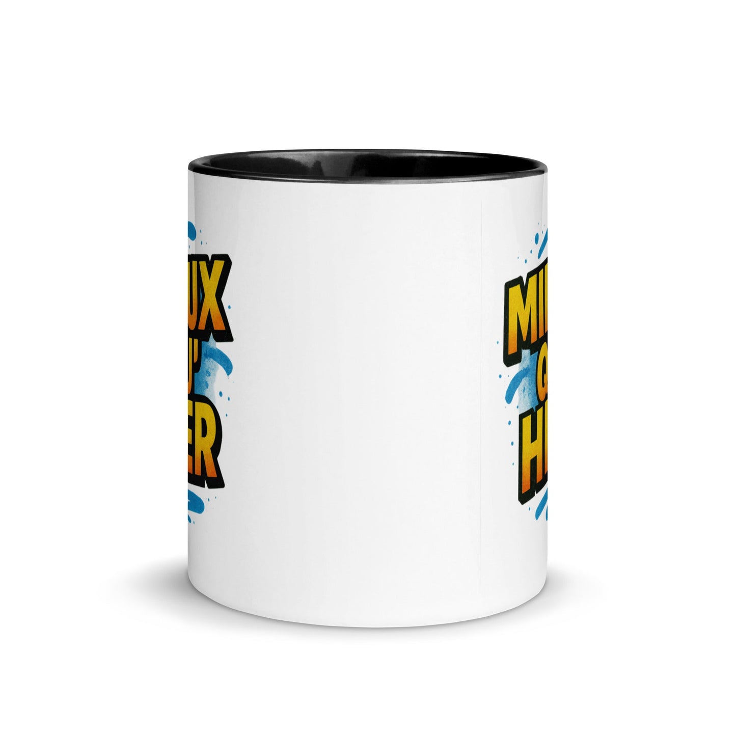 “Mieux qu’hier” Mug with Color Inside – French Elegance Meets Daily Growth - Locomug.com#funny_profession_mugs_crazy_mug _designs#