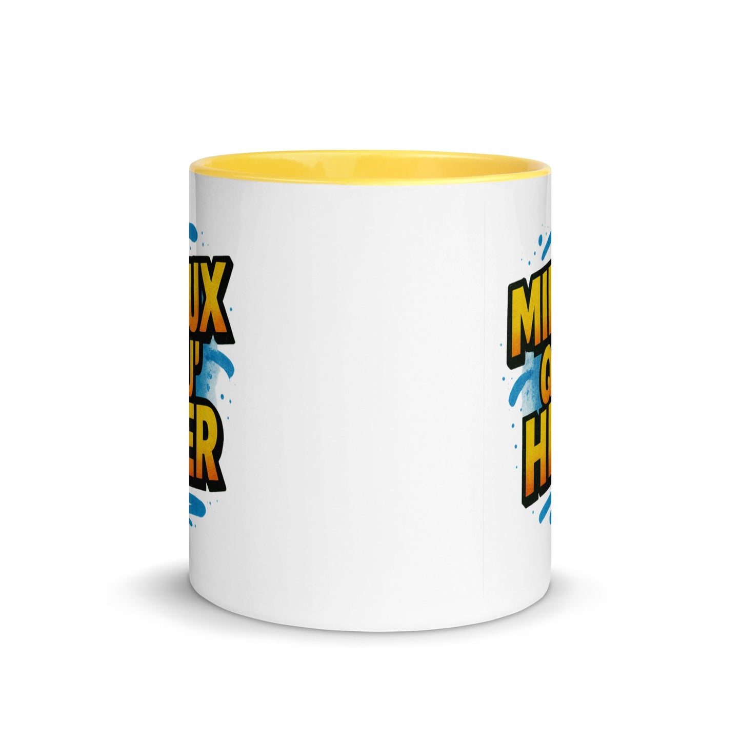 “Mieux qu’hier” Mug with Color Inside – French Elegance Meets Daily Growth - Locomug.com#funny_profession_mugs_crazy_mug _designs#