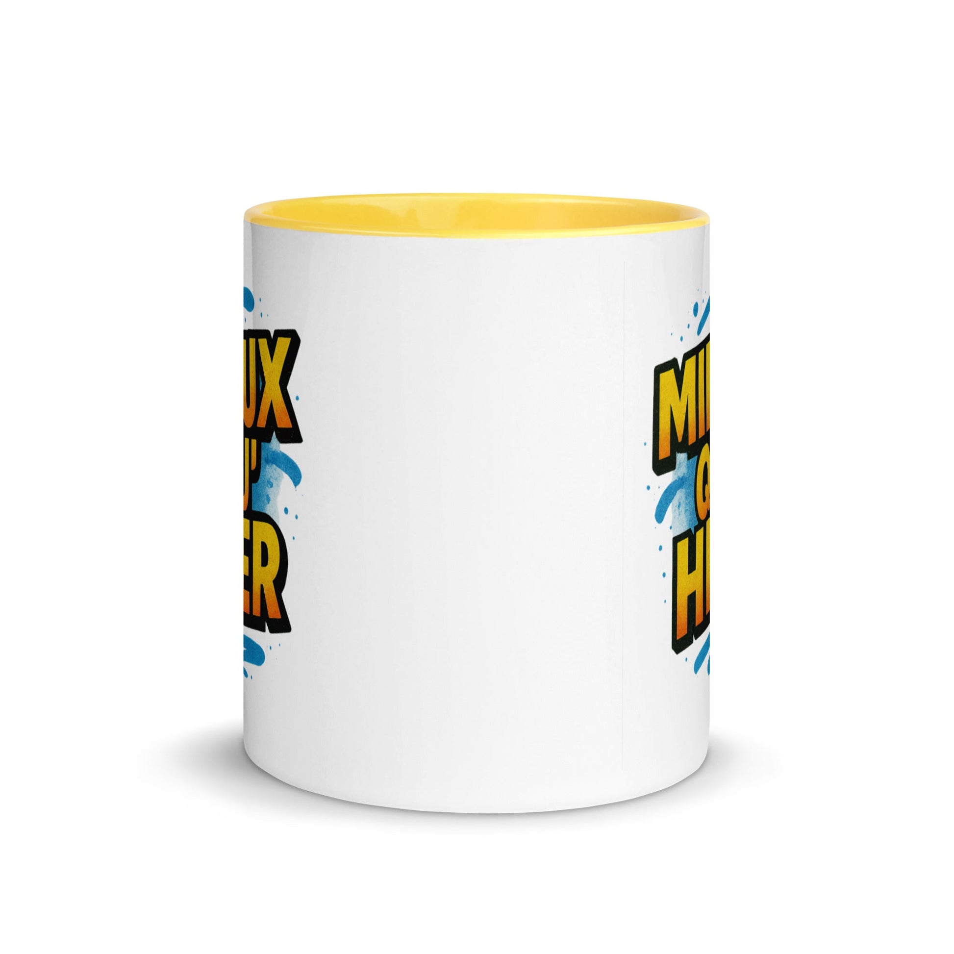 “Mieux qu’hier” Mug with Color Inside – French Elegance Meets Daily Growth - Locomug.com#funny_profession_mugs_crazy_mug _designs#