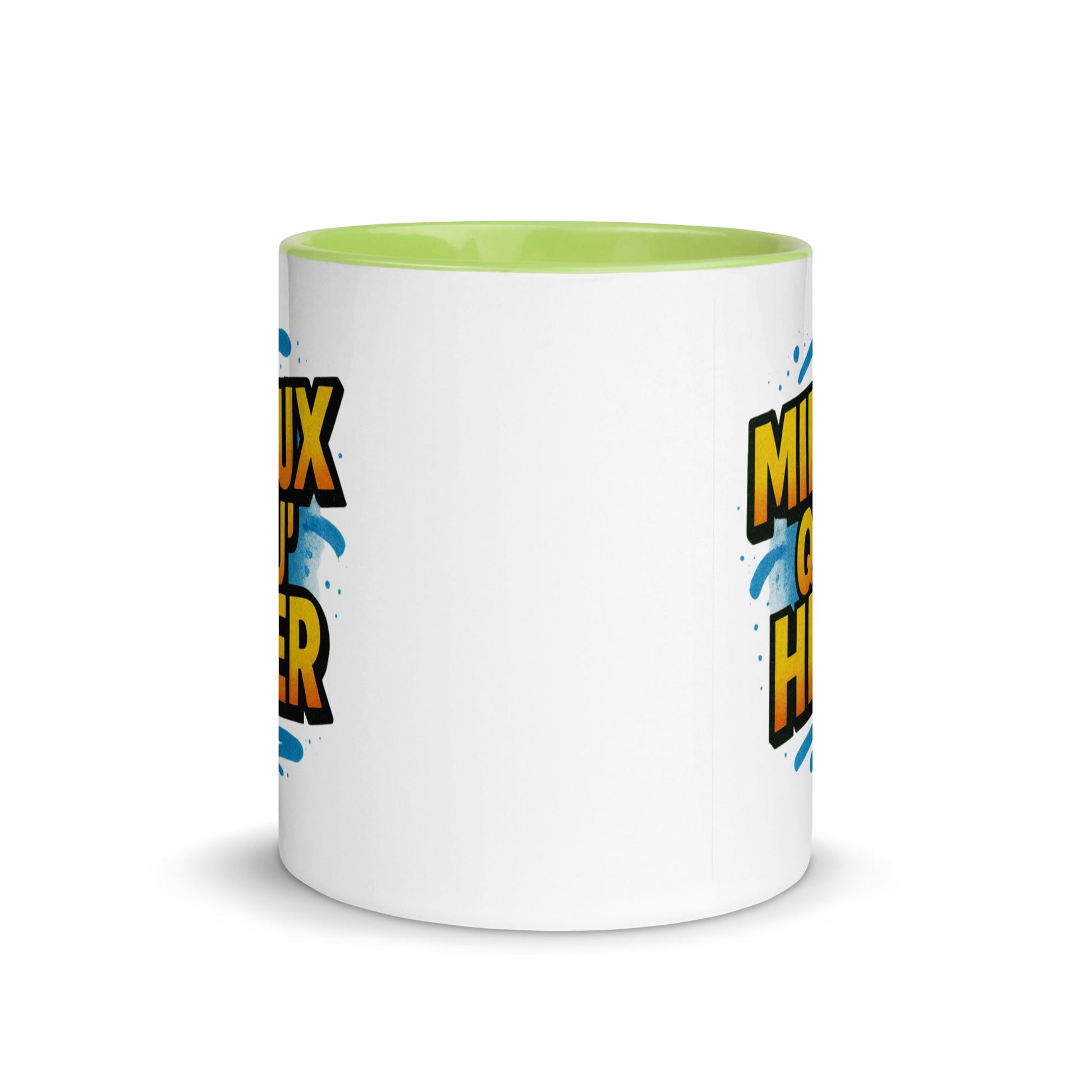 “Mieux qu’hier” Mug with Color Inside – French Elegance Meets Daily Growth - Locomug.com#funny_profession_mugs_crazy_mug _designs#